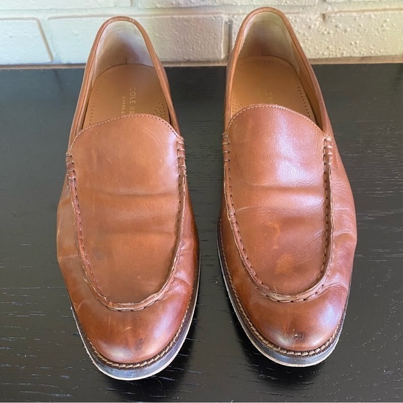 Cole Haan Grand OS Madison Venetian Men's Loafers Shoes Size 11 M British Tan - Picture 3 of 7
